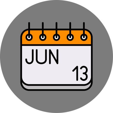 Takvim. Web simgesi basit illüstrasyon