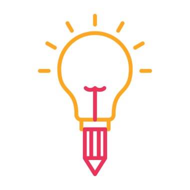 Ampul simgesi, yaratıcı konsept tasarımı