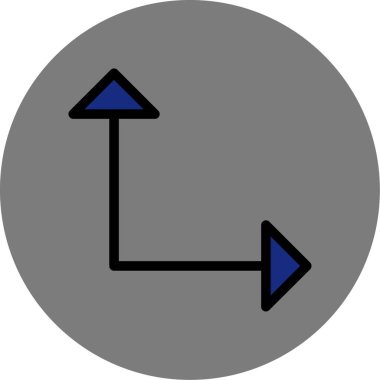 ok simgesi, vektör illüstrasyonu