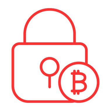 Kilidin vektör illüstrasyonu