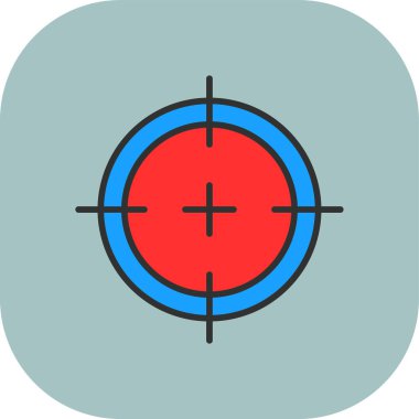 Hedefin vektör illüstrasyonu