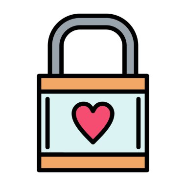 Kolayca düzenleyebilen veya düzenleyebilen Vektör simgesini kilitle