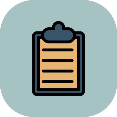 Pano simgesi, basit vektör illüstrasyonu