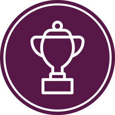 kupa simgesi vektör illüstrasyonu