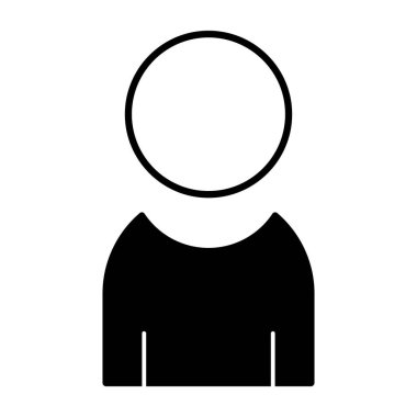 Man avatar simgesi vektör çizimi tasarımı