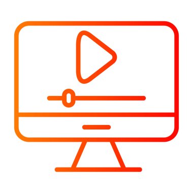 video simgesi. Basit resimleme