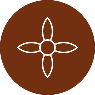 Yaprak ikonu vektör illüstrasyonu