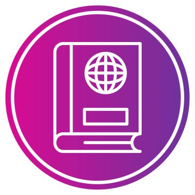 Küre. Web simgesi basit illüstrasyon