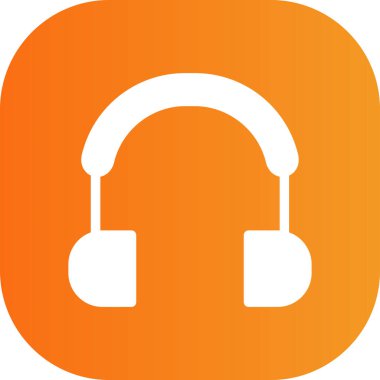 kulaklıklar vektör simgesi gösterimi