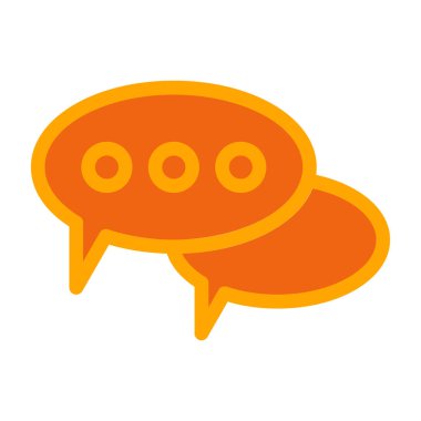 izole edilmiş sohbet balonu vektör tasarımı