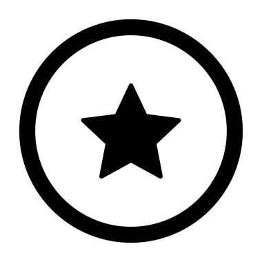 yıldız simgesi, vektör illüstrasyon tasarımı