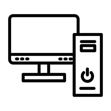 bilgisayar simgesi vektör illüstrasyonu