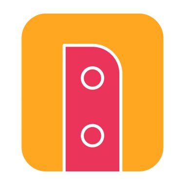 Modern b 'nin vektör illüstrasyonunda ateşten yoksun simge