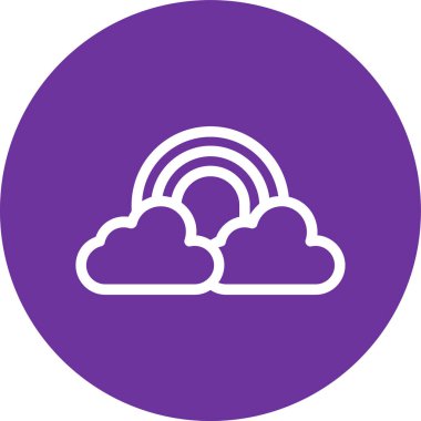 vektör bulut bilgi işlem simgesi