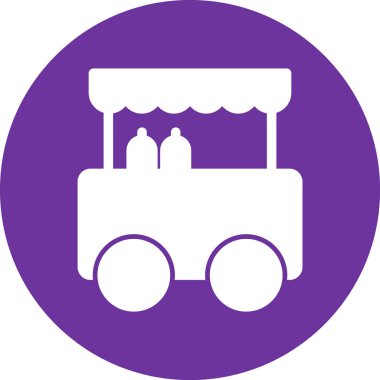 Kamyon. Web simgesi basit illüstrasyon