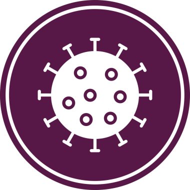 Virüs. Web simgesi basit illüstrasyon