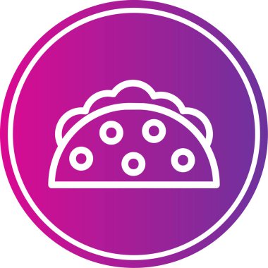 Gıda simgesinin vektör illüstrasyonu