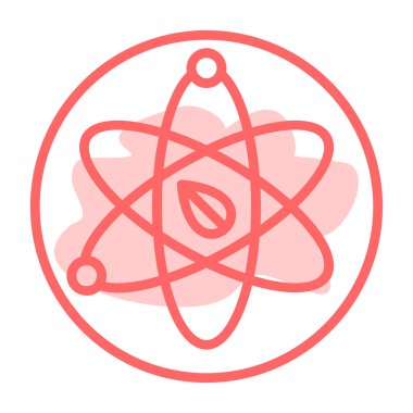 DNA işaretli izole bir atom.