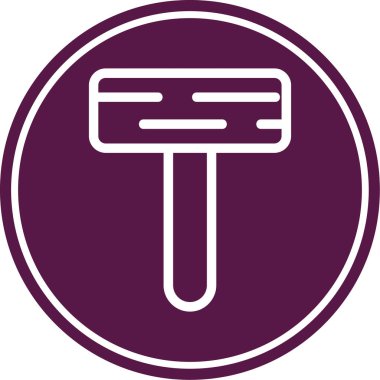 Modern oto tamir simgesinin vektör illüstrasyonu