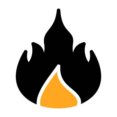 ateş alev vektörü resimleme