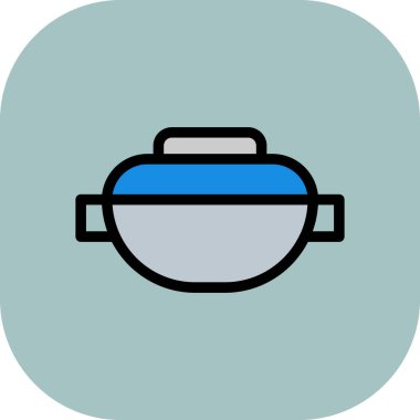 Gıda simgesinin vektör illüstrasyonu