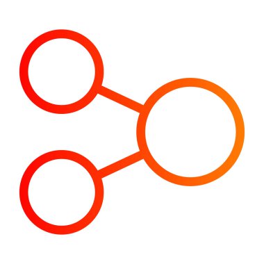 paylaşımlı simge vektör illüstrasyonu