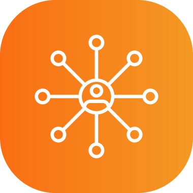 Eşsiz kar tanesi vektör çizgisi simgesi