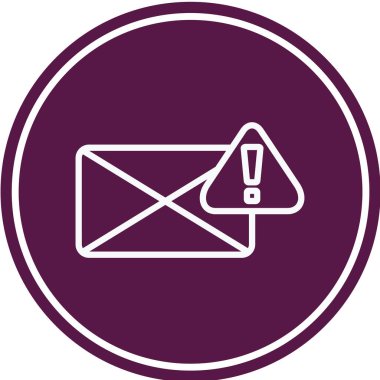 Posta simgesinin vektör illüstrasyonu