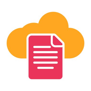 veri depolama renk çizgisi simgesi. veri yönetimi. Ağ ve uygulama için beyaz vektör totototogramda izole edildi. Evet.