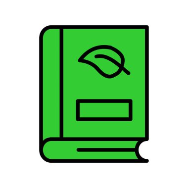 kitap simgesi, vektör illüstrasyonu, tasarım