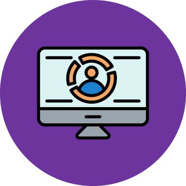 Web simgesi, vektör illüstrasyonu