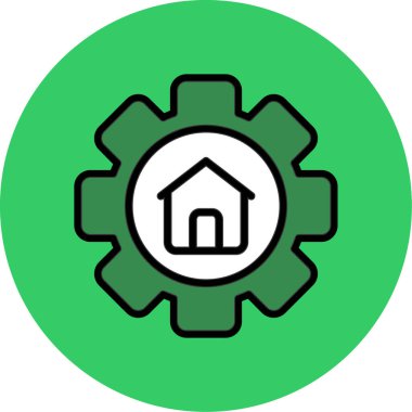 Vektör Ev simgesi illüstrasyonu