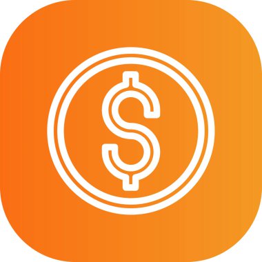 vektör para simgesi illüstrasyonu