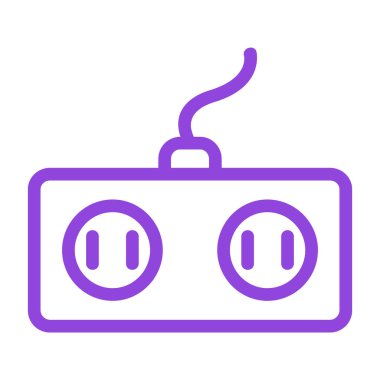 Güç. Web simgesi basit illüstrasyon