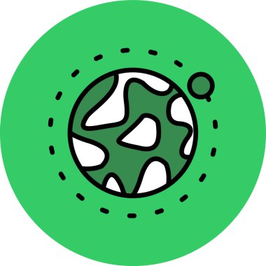 Vektör Planet Earth ICO