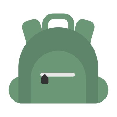 sırt çantası vektör renk simgesi