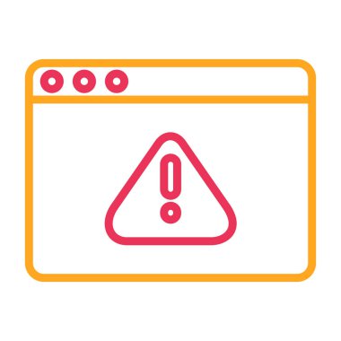 Uyarı simgesi vektörde