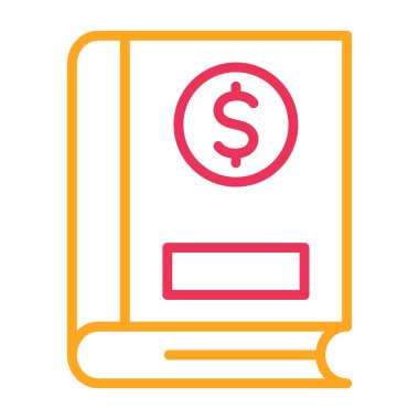 çevrimiçi bankacılık renk çizgisi simgesi