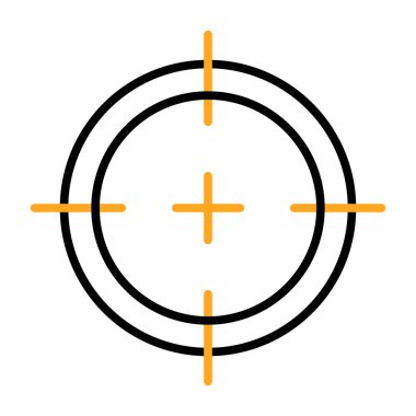 hedef simge vektör illüstrasyonu