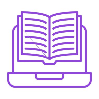 Kitap simgesini aç, taslak biçimi