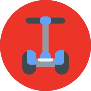 Düz stil bisiklet ikonu