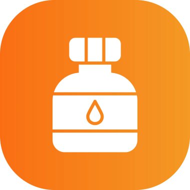 şişe simgesi, vektör illüstrasyonu