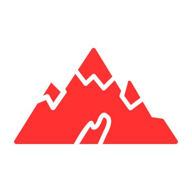 dağ ikonu vektör illüstrasyonu