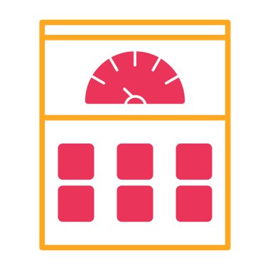 Takvim simgesi vektör illüstrasyonu