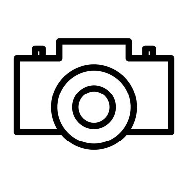 kamera simgesi vektör illüstrasyonu