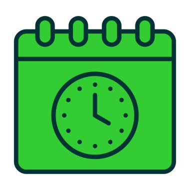 Takvim. Web simgesi basit illüstrasyon