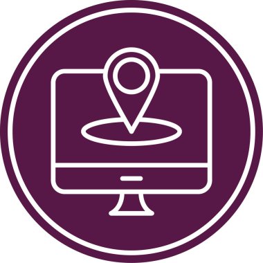 seo modern simgesinin vektör illüstrasyonu