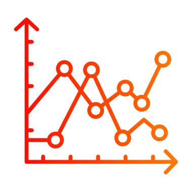 grafik ikonu vektör illüstrasyonu