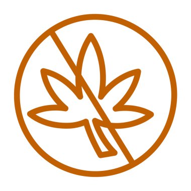 Yaprak ikonu vektör illüstrasyonu