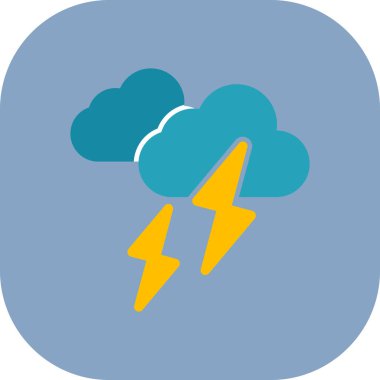 Bulut simgesi vektör illüstrasyonu